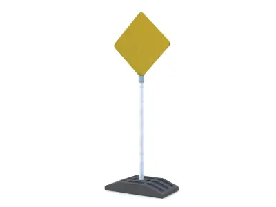 Street Sign 08 3D model