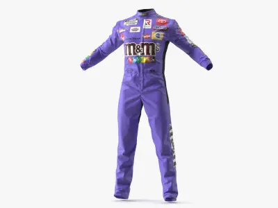  Toyota NASCAR Fire-Resistant Race Suit MMs Purple 