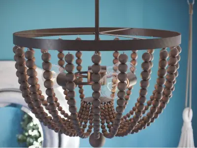 Calabasas  Bowl Semi Flush Mount 3D model