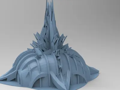 Scf fi Queens hall exterior 2  3D model