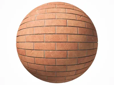 Bright red australian brick wall texture Texture