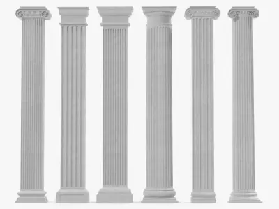  Columns and Pilasters Big Collection 