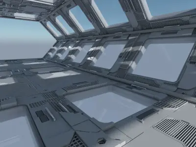 Sci-Fi Interior 102 3D model