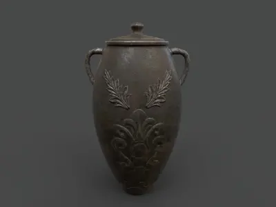 OLD POT Low-poly 3D model