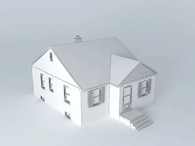 Tract House Free 3D model