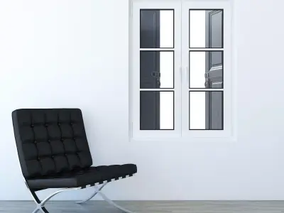 Black External Shutters 3D model