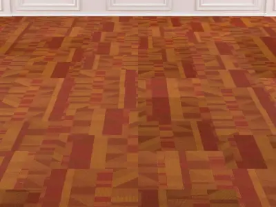 Wall to Wall Carpet Tile No 6 3D model