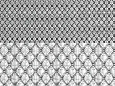 3D panels from ABS plastic low poly 3d model Low-poly 3D model