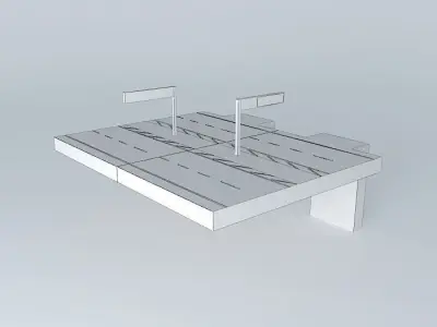 Raised highway  Free 3D model