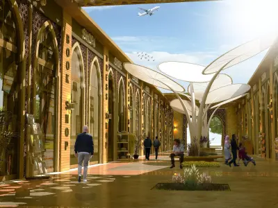 shop - Stage -  tent 3D model