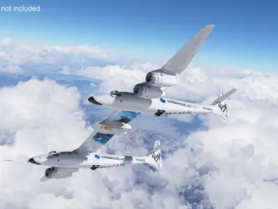  Virgin Galactic Mothership Eve Rigged 