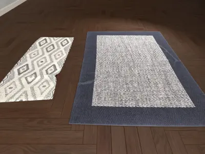 Rug Carpet Low-poly 3D model purchase