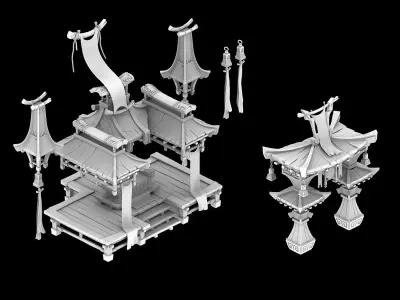 Religion - Taigong 32 3D model