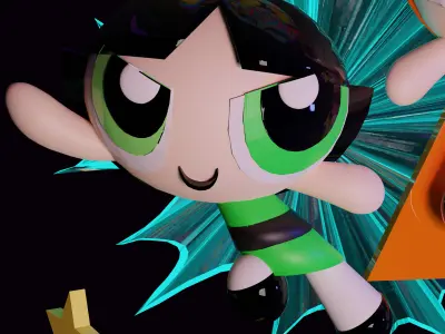Powerpuff Girls model 3D model