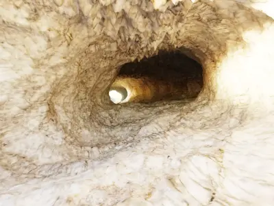 Cave 14 - Complex Cave Base Environment  Low-poly 3D model