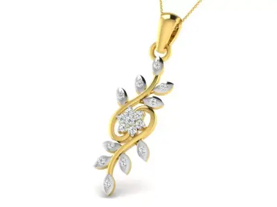 Women Pendant 3dm STL FBX OBJ Render Details 3D print model 6