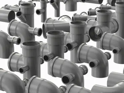 Sewer fittings Big n2 3D model