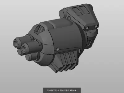 CHI TECH SD  ARMS 1 COLLECTION 3D Model Pack