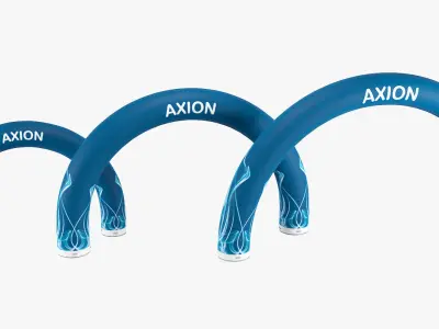 Rounded inflatable arch Axion 3D model