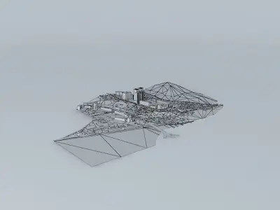 Verchnja Telychka Landscape in Kyiv 3D model