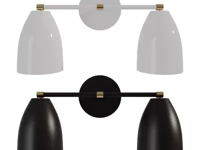 Betty vanity light by Adam Gatchel 3D model