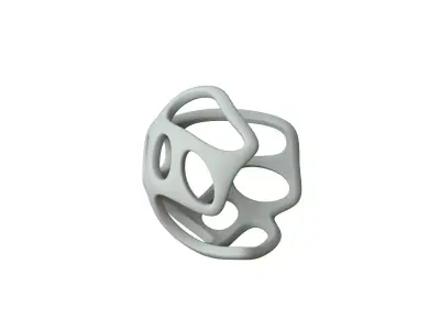 SciFi Cube Object No 35844 Low Poly Shape Texture