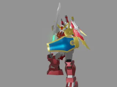 The Mecha Attacker 17 3D model
