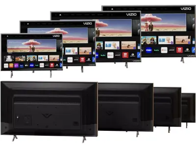 Set of Vizio TVs all D series 3D model