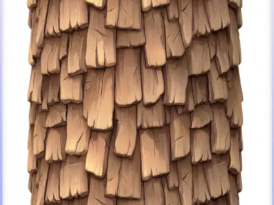Stylized Roof Seamless Texture Texture 7