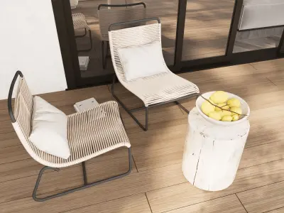 Balcony 3D model 3D model
