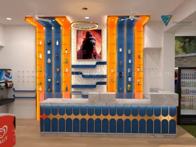 Retail Shop Low-poly 3D model