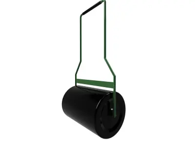 Lawn roller Low-poly 3D model