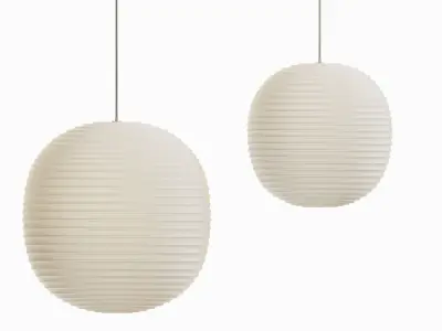 Lantern Pendant Three Sizes 3D model
