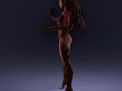 Sexy Alien Woman 3D print model