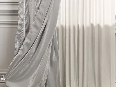 Curtain Set 489C 3D model