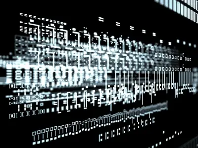 Animated Sci-Fi UI elements set1 Low-poly 3D model