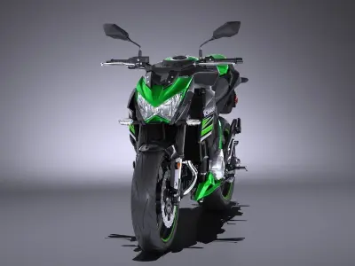 Kawasaki Z 800 2017  3D model