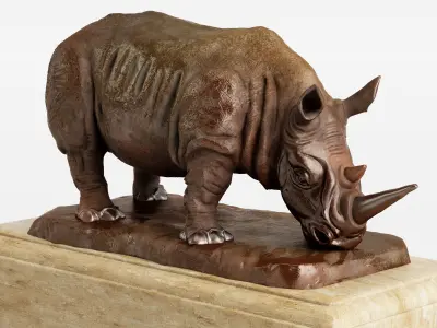 RH Rhino sculpture 3D model