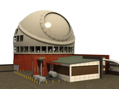 TMT RADIO TELESCOPE 3D model