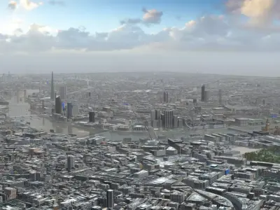 London Textured Huge 3D model