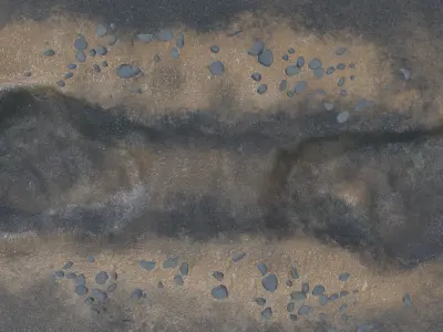 Construction Road 3D model