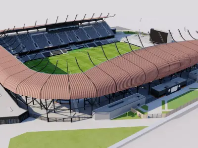 Lynn Family Stadium - Louisville USA 3D model