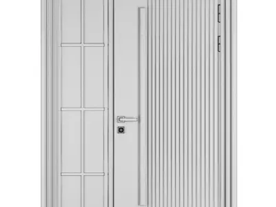 Entrance door set167 3D model