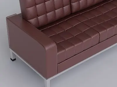 Sofa leather 3D model