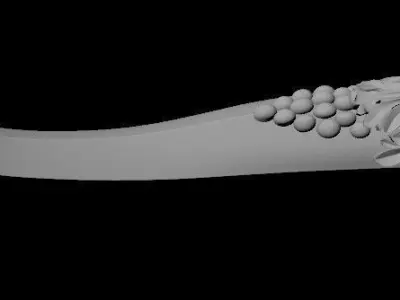 leg High quality 3d models for processing on a cnc machine 3D model 21