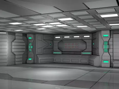 Sci Fi Room  3D model
