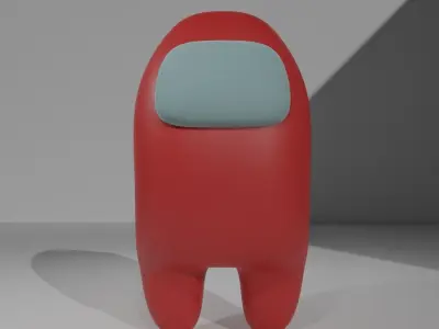 Among Us Crewmate 3D model