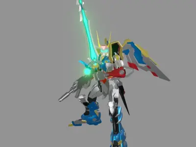 The Mecha Attacker 9 3D model