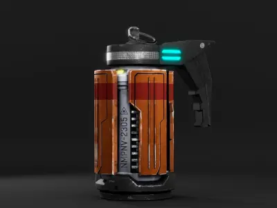 Sci Fi Grenade  3D model