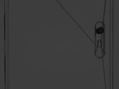 Door 2022 Low-poly 3D model